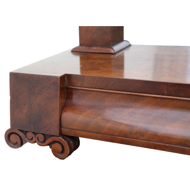 Antique Regency Dressing Table Mirror in Mahogany, 1800s For Sale - Image 5 of 10