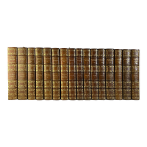 Early 20th Century Illustrated Half Green Morocco Octavo Volume Set, the Complete Writings of James Russell Lowell - 16 Books
