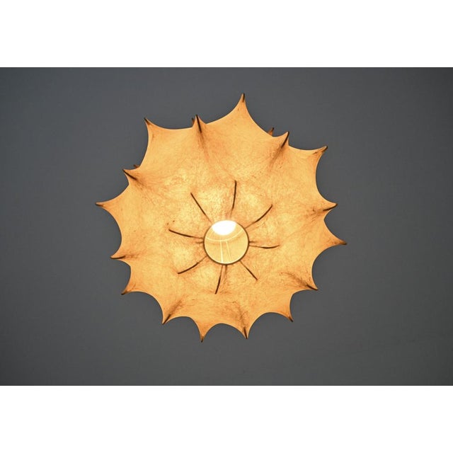 Beige Taraxacum Hanging Lamp by Achille & Pier Giacomo Castiglioni for Flos, 1960s For Sale - Image 8 of 11