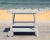 Gray Indoor & Outdoor Bar Cart in Grey Wash For Sale - Image 8 of 10