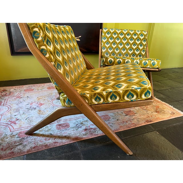 1960s 1960s Folke Ohlsson Dux Scissor Chairs - a Pair For Sale - Image 5 of 10