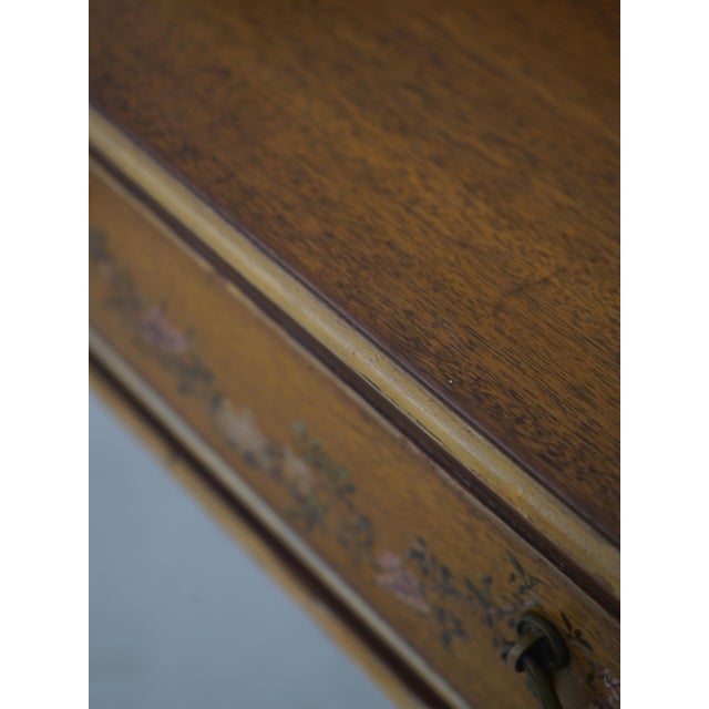 Imperial Adams Style Paint Decorated Carlton House Desk For Sale - Image 13 of 18