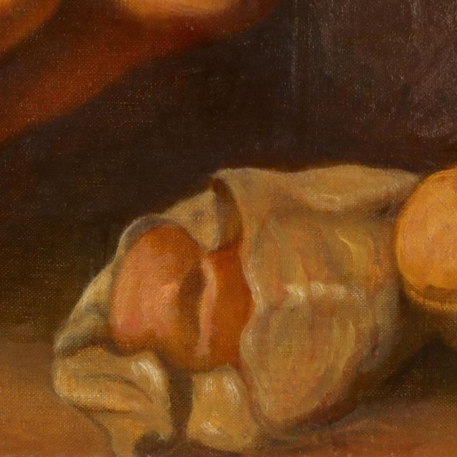Textile Esteban Murillo, Copy of Figurative Composition, Oil on Canvas For Sale - Image 7 of 11