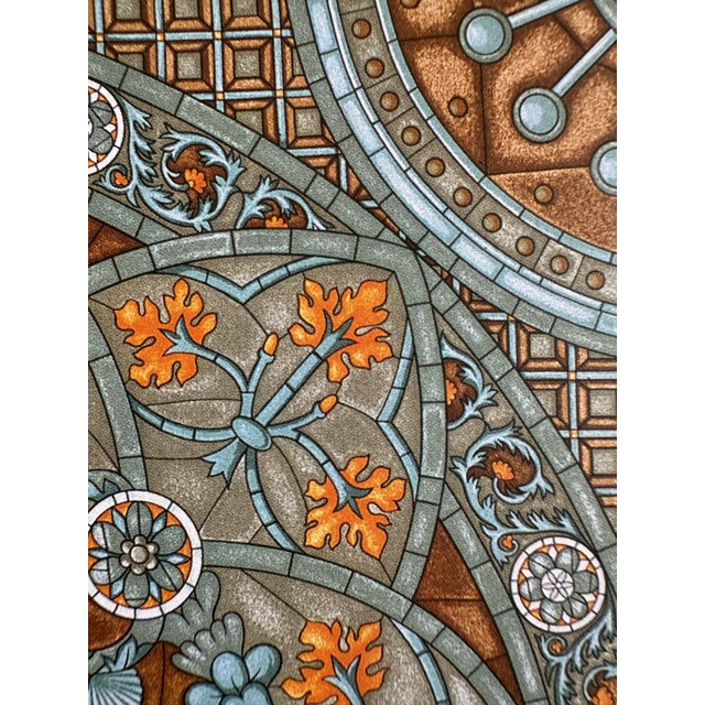 Authentic Original Hermès “Lumière De Paris” Framed Silk Scarf Art Advertisement Print Art Nouveau Angel French Luxury Wall Art For Sale - Image 9 of 9