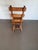 Brown Brutalist Wabi Sabi Elm Dining Chairs and Table, Set of 6 For Sale - Image 8 of 14