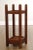 Custom Quality Mission Oak Umbrella Stand For Sale - Image 4 of 12