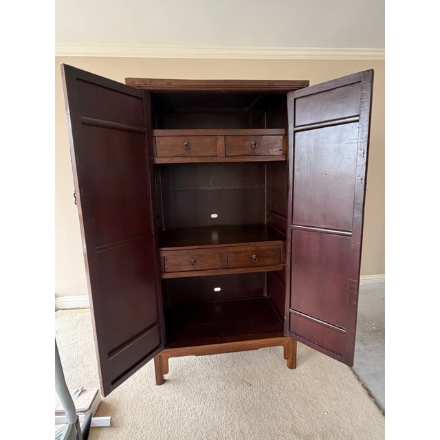 1900-1909 Chinese Wardrobe For Sale In Chicago - Image 6 of 12