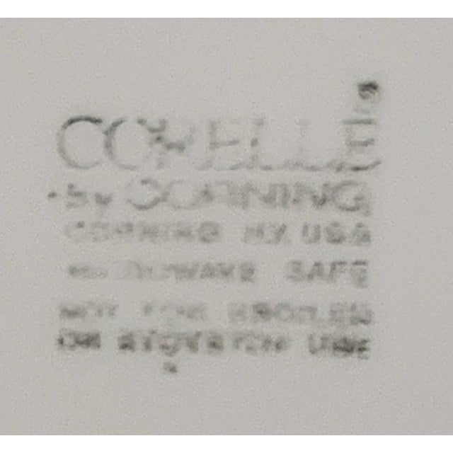 Mid-Century Modern Authentic Corelle by Corning Ny Usa 10" Divided Plate White 1980s-1990s For Sale - Image 3 of 3