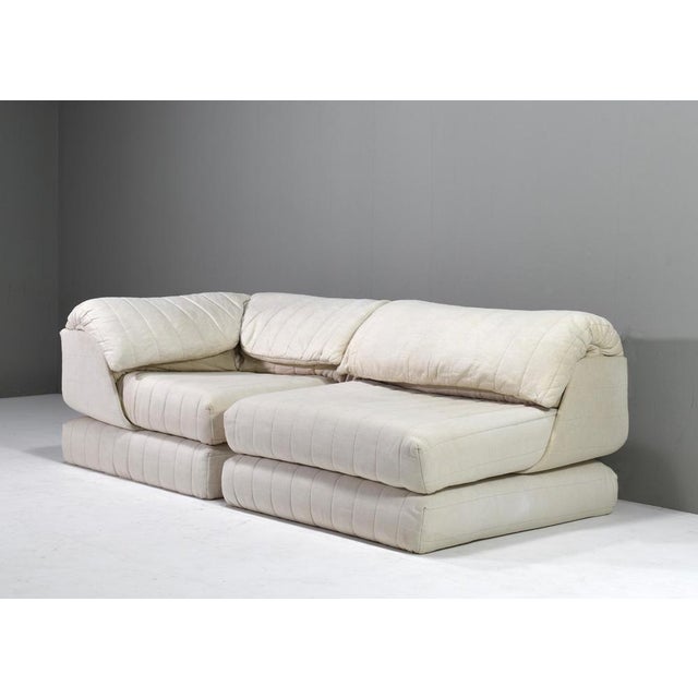 Very rare “Super Lounge” sectional sofa by Hans Hopfer for Roche Bobois. This model is very similar to the Mah Jong...