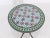 Moroccan Round Multicolor Mosaic Table Moroccan Decor Art For Sale - Image 3 of 7