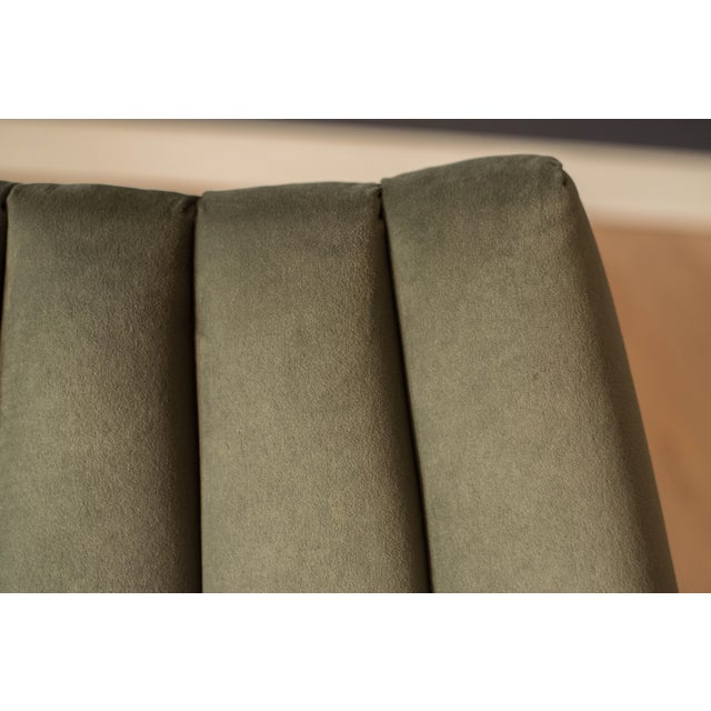 Vintage Sculptural Solid Walnut Tufted Slipper Lounge Chair by Adrian Pearsall For Sale In Monterey, CA - Image 6 of 13