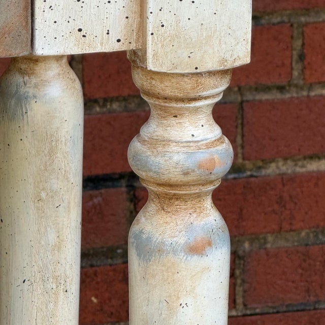 Late 20th Century Swedish Gustavian Style Draper's Table — Newly Painted For Sale - Image 11 of 17