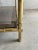 French Faux Bamboo, Mirrored Brass & Smoked Glass Two-Tier Coffee Table by Maison Baguès, 1960s For Sale - Image 9 of 14