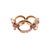 A contemporary chain bracelet crafted in 18k rose gold. The design features cabochon moonstones, totaling 11.22 carats,...