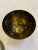 Metal Decorative Brass Bowl With Floral Lid For Sale - Image 7 of 7