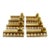 1970s Set of Eight Knife Rests |Lucite, Cane and Brass | in the Style of Dior For Sale