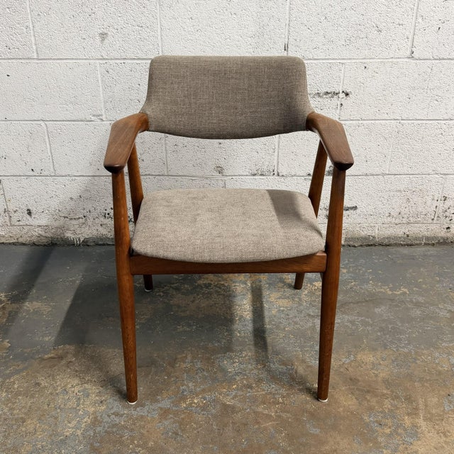 A beautiful set of four Danish GM11 dining chairs designed by Svend Åge Eriksen for Glostrup Møbelfabrik, Denmark, circa...