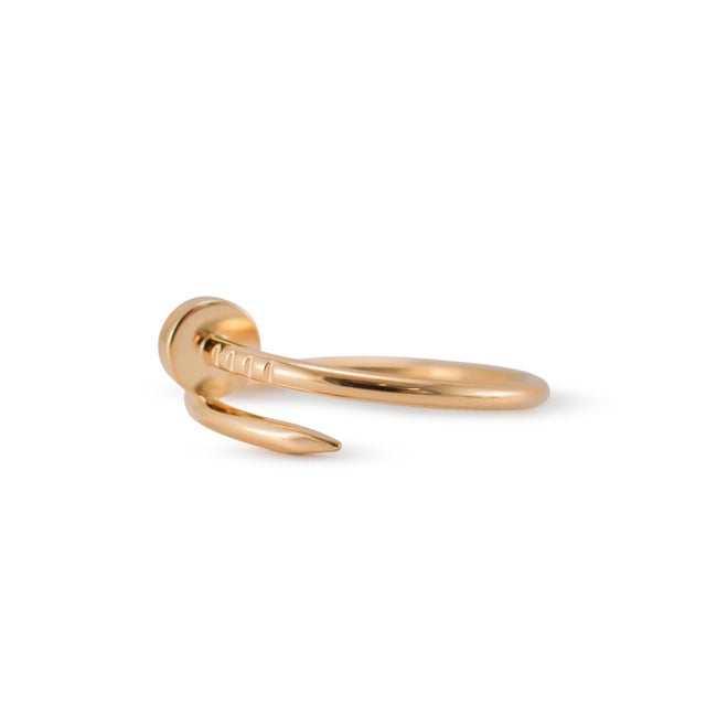 Cartier Juste Un Clou Small Model 18k Yellow Gold Band Ring | Chairish
