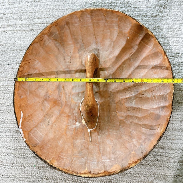 20" African Wooden Shield Wall Art For Sale In Los Angeles - Image 6 of 8