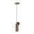 Calee v3 pendant by pool dimensions: d16 x h234.3 cm materials: solid brass, polycarbonate, black textile cable (2m)....