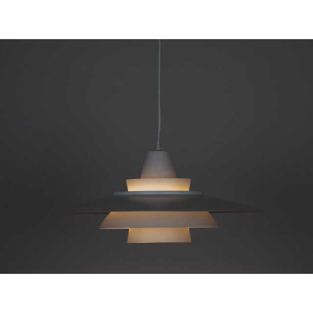 Vintage Aluminum Pendant Lamp by David Mogensen for Superlight, 1980s For Sale - Image 3 of 11