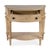2020s Halifax 34 in. W Demilune Wood 1 Drawer Console Table with Open Lower Shelf, Antique Beige For Sale - Image 5 of 9