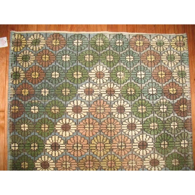 1940s Mid 20th Century Turkish Anatolian Rug - 3'5" x 7'3" For Sale - Image 5 of 5