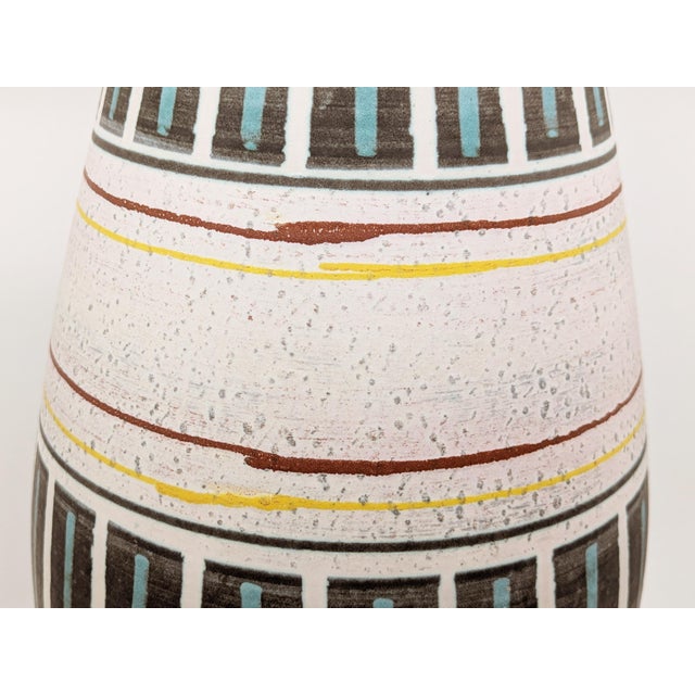 Mid-Century Modern Vintage Ceramic Vase, Germany, 1960s For Sale - Image 3 of 11