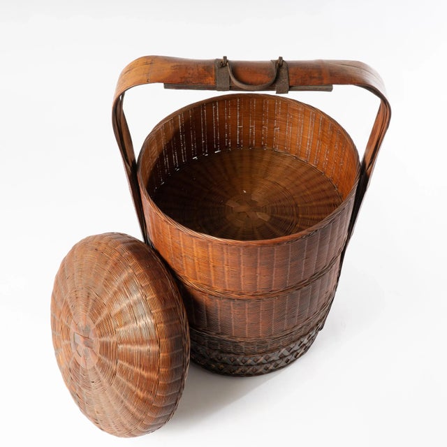 Antique Chinese Wedding Basket Chairish