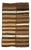 1960s Vintage Brown Natural Kilim Rug- 5′4″ × 8′8″ For Sale