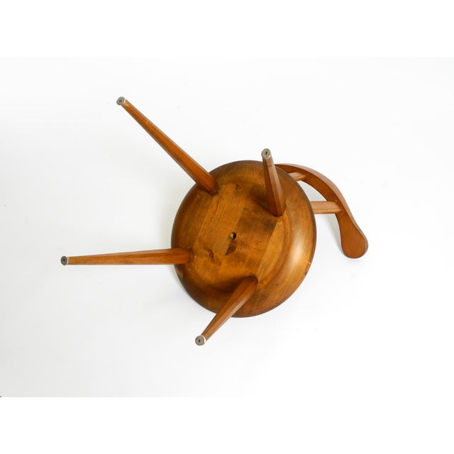 Mid-Century Wood Sprouted Low Back Chairs, 1950s, Set of 5 For Sale - Image 10 of 18