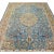 Blue 1950s Vintage Persian Tabriz Area Rug 9’3″ X 12’7″ For Sale - Image 8 of 9