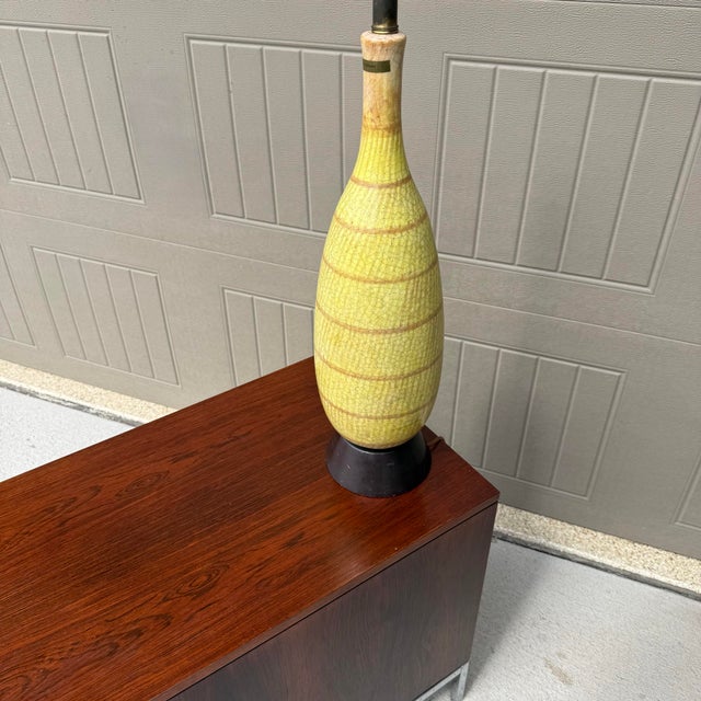 Guido Gambone Stately Guido Gambone Lamp For Sale - Image 4 of 10