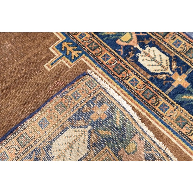 Traditional Antique Senneh Rug 3'6'' x 4'8'' For Sale - Image 3 of 11