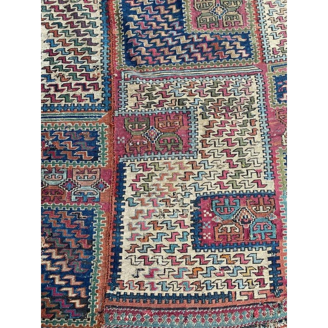 Caucasian Verneh Embroidered Kilim For Sale - Image 14 of 18