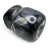 Black Vintage Vase in Smoked Glass Iris Glass, 1984 For Sale - Image 8 of 10