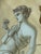 Neoclassical Reverse Painted Mirror Panels, Early 20th Century For Sale In Los Angeles - Image 6 of 10