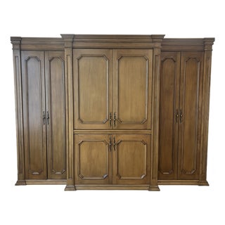 Large Custom Made Wardrobe Unit/Armoire System For Sale