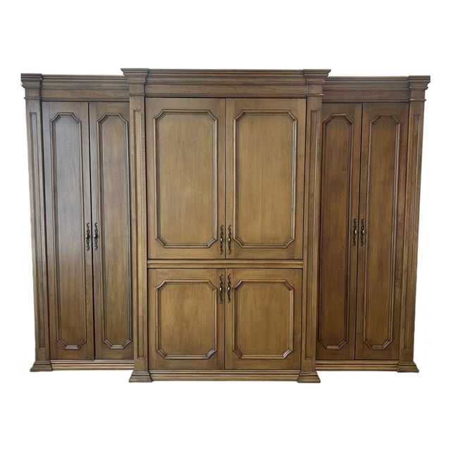 Large Custom Made Wardrobe Unit/Armoire System For Sale