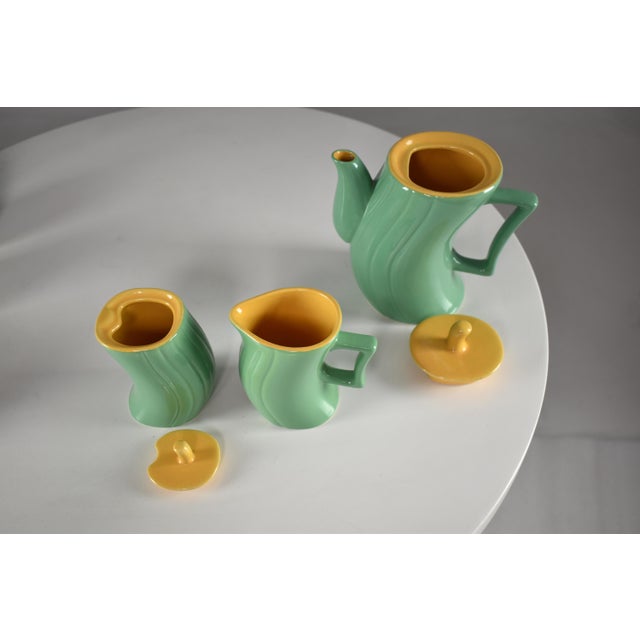 1985's Italian Ceramic Tea and Coffee Service by Massimo Iosa Ghini for Naj-Olea - 10 Pieces For Sale - Image 9 of 12