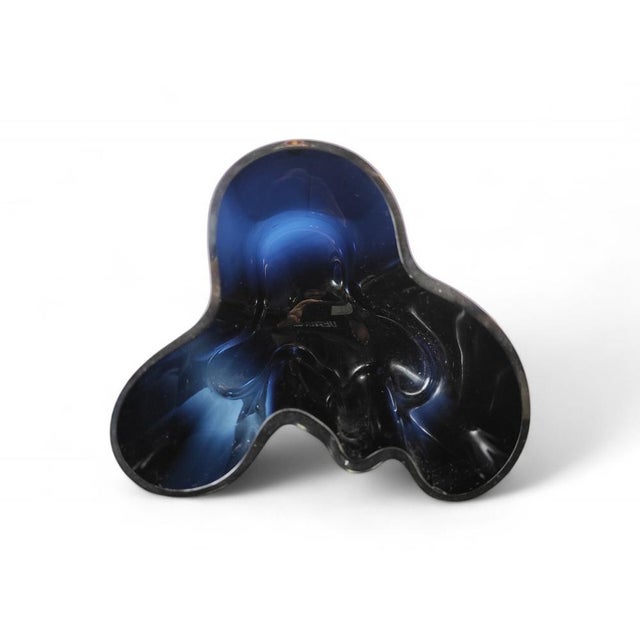 Iittala Blue Vase by Alvar Altoo for Iittala, 1990s For Sale - Image 4 of 8