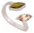Carat&Her Marquise Cut Two Stone Open Cuff Toi Et Moi Ring, Size 6 For Sale