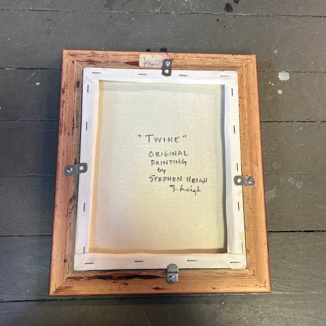 Contemporary Original Abstract Painting by Stephen Heigh “Twine” For Sale - Image 4 of 4