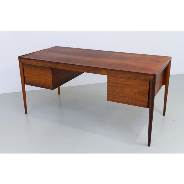 Vintage Danish Rosewood Desk from Erik Riisager Hansen, 1950s For Sale - Image 12 of 18