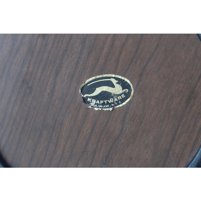 Vintage 1970s Kraftware Nyc Faux Burl Wood Umbrella Stand Cane Holder For Sale - Image 18 of 18