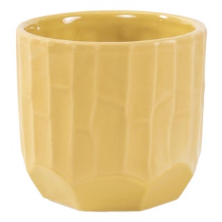 Golden Bee Ceramic Cache Pot- Short For Sale