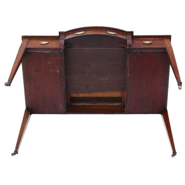 Antique Mahogany Writing Table, 19th Century For Sale - Image 9 of 10