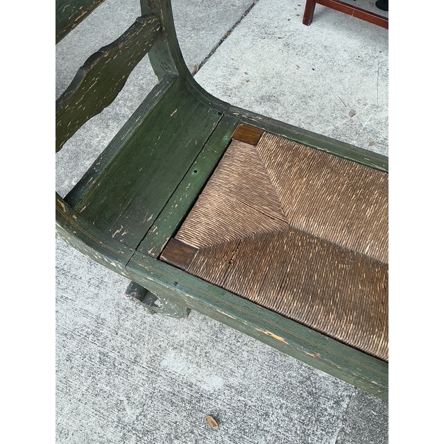 Vintage 18th Century Israel Cope Scroll Settee For Sale - Image 14 of 15
