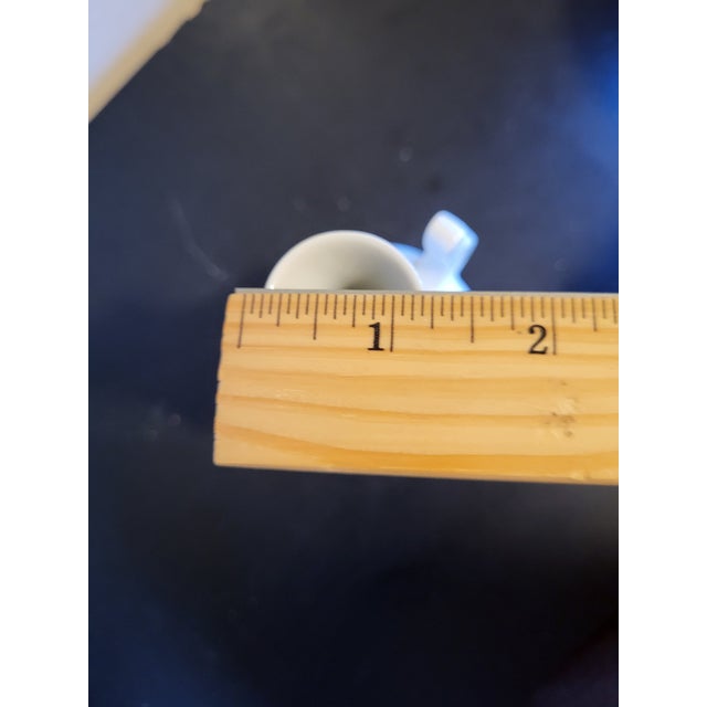 Vintage Hollohaza Hungary Miniature Porcelain Vase For Sale - Image 13 of 14