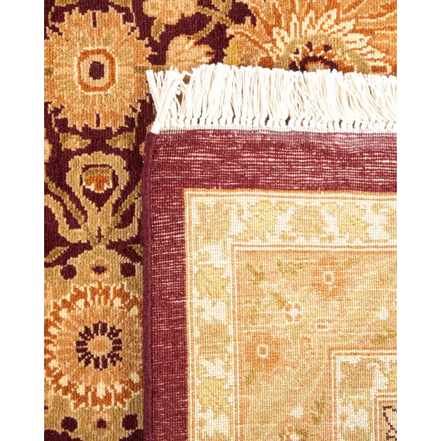2000 - 2009 Mogul Hand-Knotted Area Rug - Red, 8' 2" x 10' 1" For Sale - Image 5 of 8